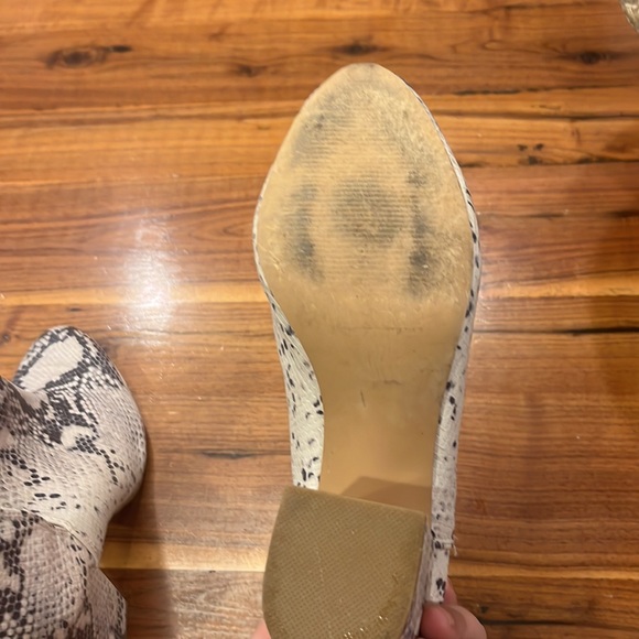 Steven madden snake print heels size 10 - Picture 5 of 6